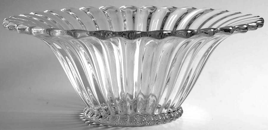 Crystolite (Pressed & Thin Blown) 11" Flared Bowl by Heisey-1