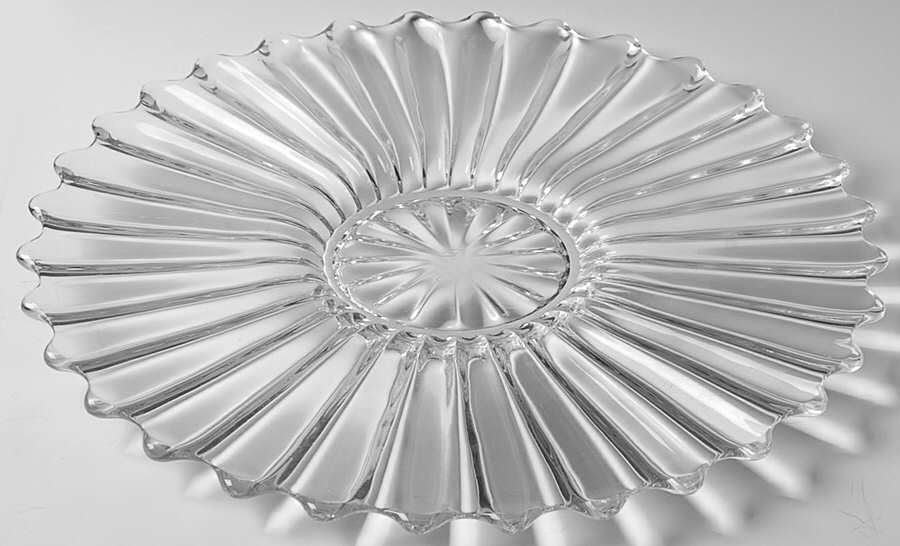 Crystolite (Pressed & Thin Blown) 13" Sandwich Plate by Heisey-1