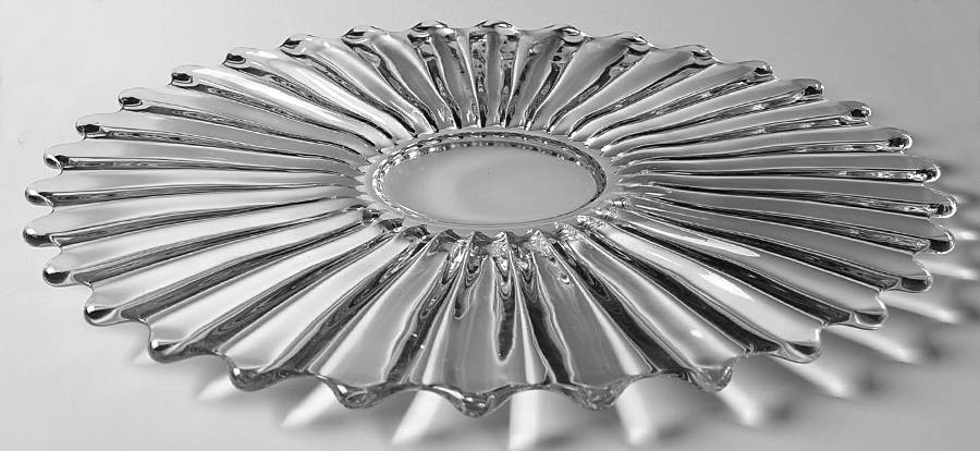 Crystolite (Pressed & Thin Blown) 14" Torte Plate by Heisey-1