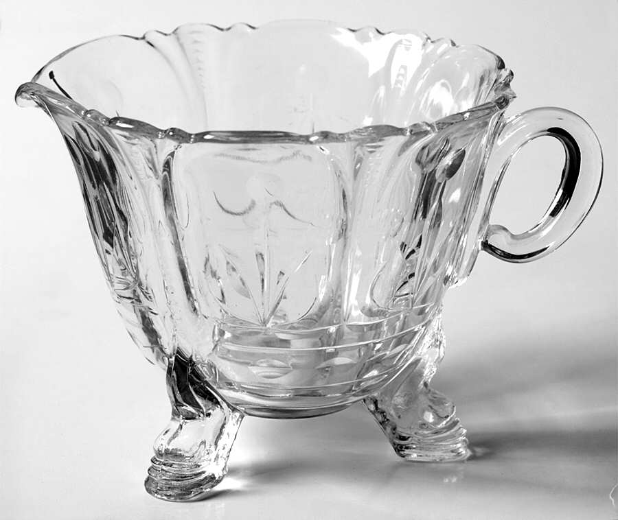 Danish Princess Dolphin Creamer by Heisey-1