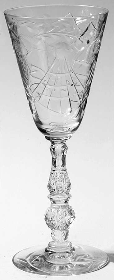 Delmonte (Stem #3416) Wine Glass by Heisey-1