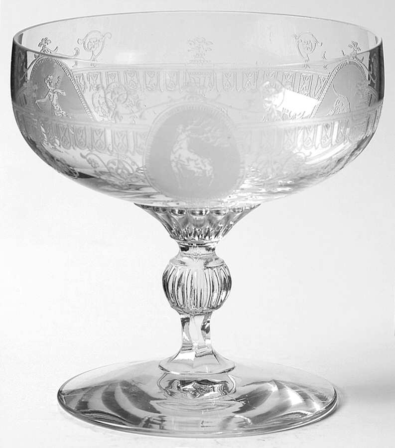 Diana Clear (Stem 3357) Low Sherbet by Heisey-1