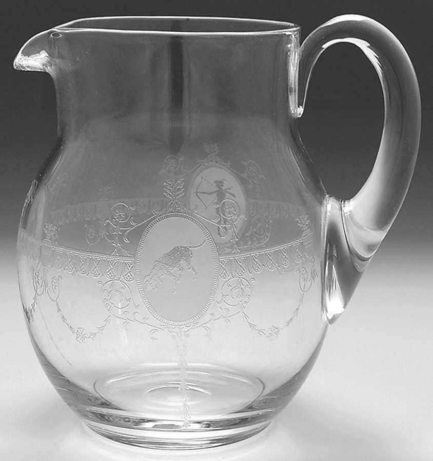 Diana Clear (Stem 3357) 73 Oz Jug by Heisey-1