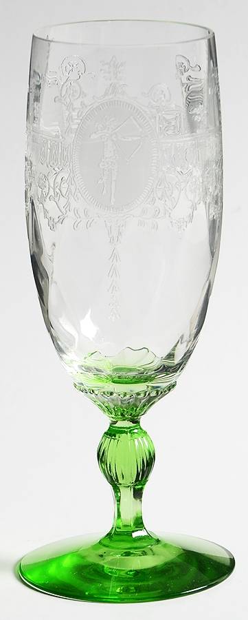 Diana Moongleam Green (Stem 3357) Parfait by Heisey-1
