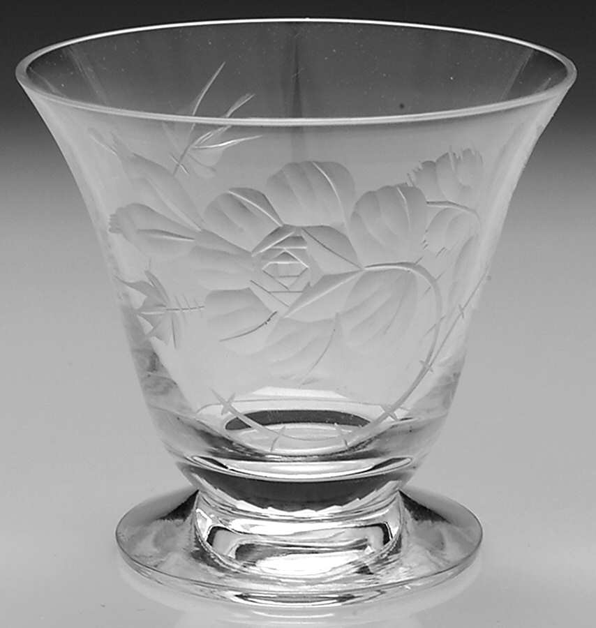 Dolly Madison Rose Oyster or Fruit Cocktail by Heisey-1