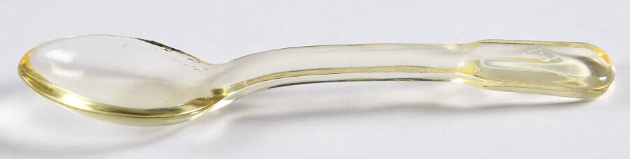 Empress Sahara Mustard Spoon by Heisey-1