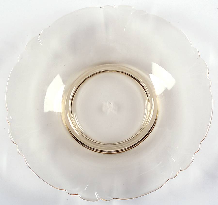 Empress Sahara Saucer only by Heisey-1