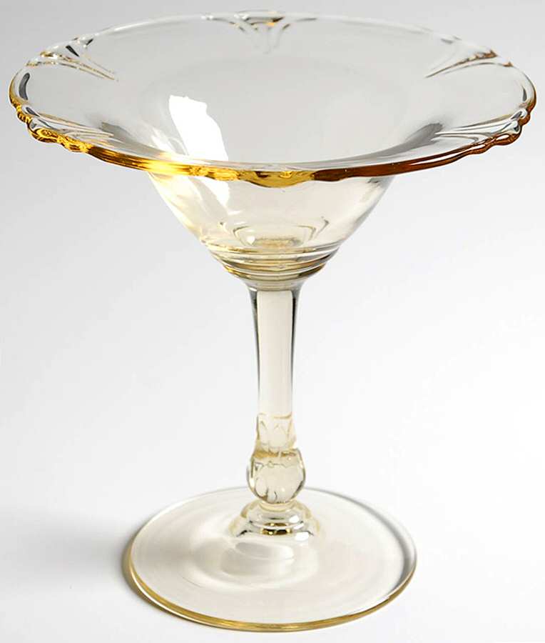 Empress Sahara Round Compote (Height X Width) by Heisey-1