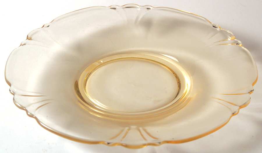 Empress Sahara Cream Soup Saucer Only by Heisey-1