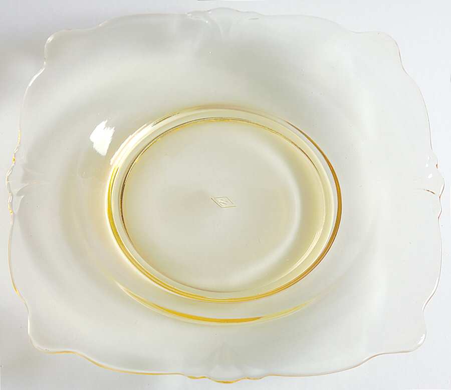 Empress Sahara Square Bread & Butter Plate by Heisey-1
