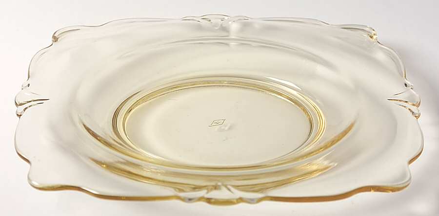 Empress Sahara 7" Square Salad Plate by Heisey-1