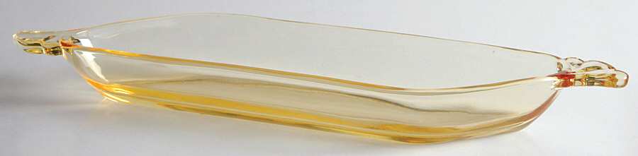 Empress Sahara 10" Obong Relish by Heisey-1