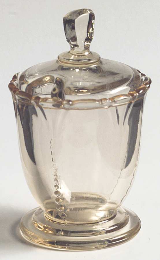 Empress Sahara Mustard & Lid by Heisey-1