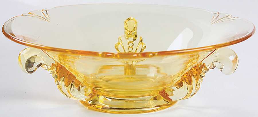 Empress Sahara 9" Flared Bowl by Heisey-1