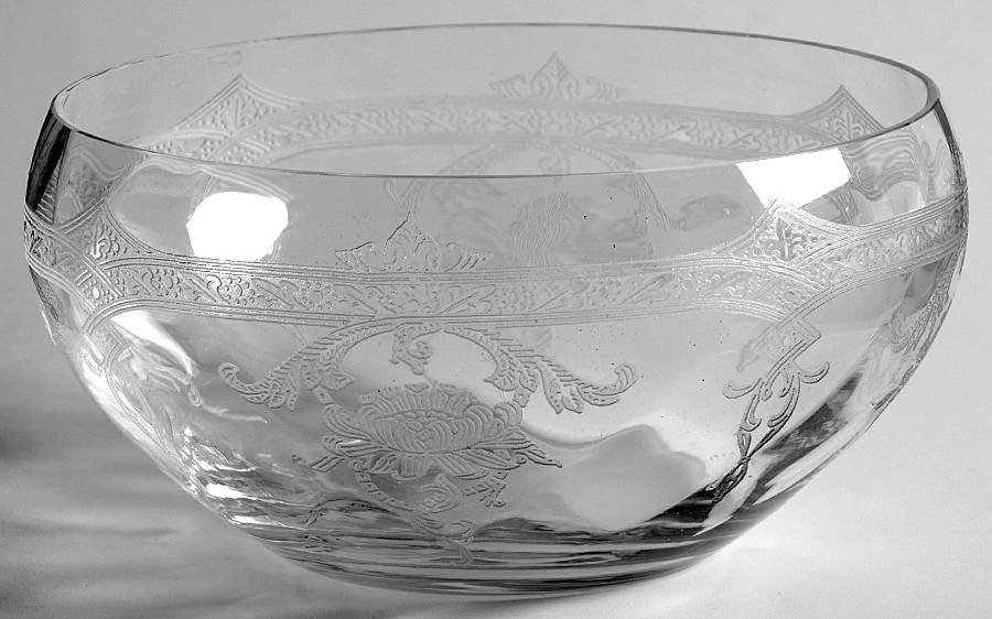 Empress Clear (Stem 3380)(Etch 447) Finger Bowl by Heisey-1