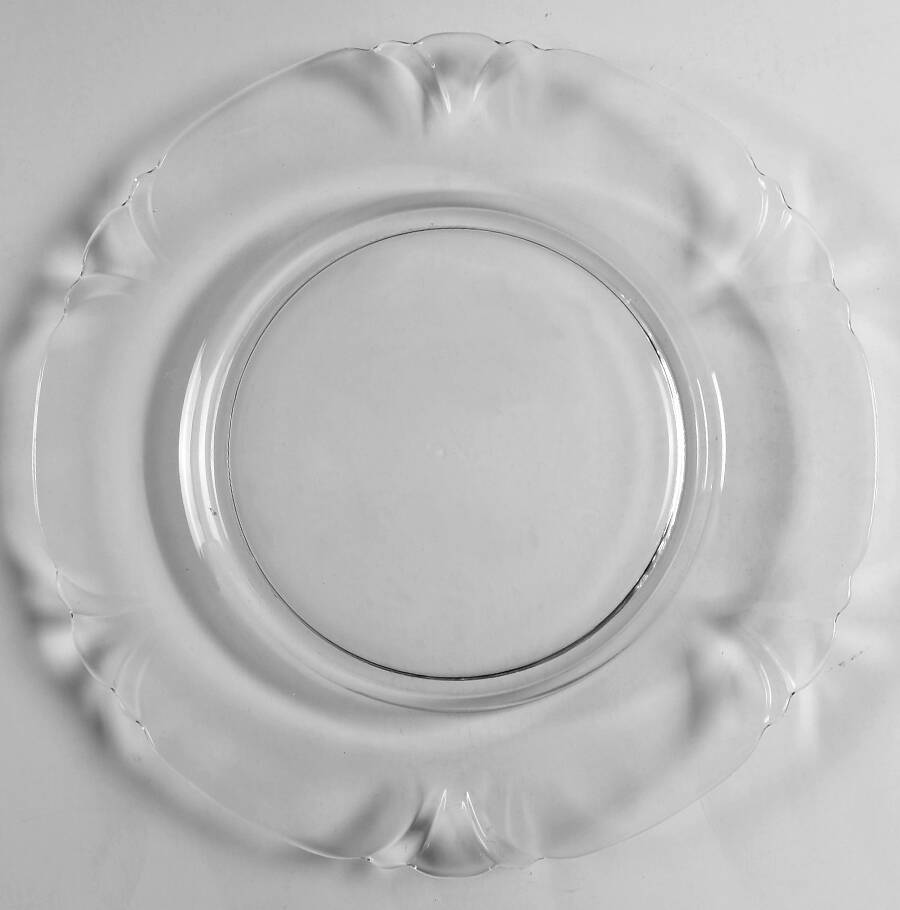 Empress Clear Luncheon Plate by Heisey-1