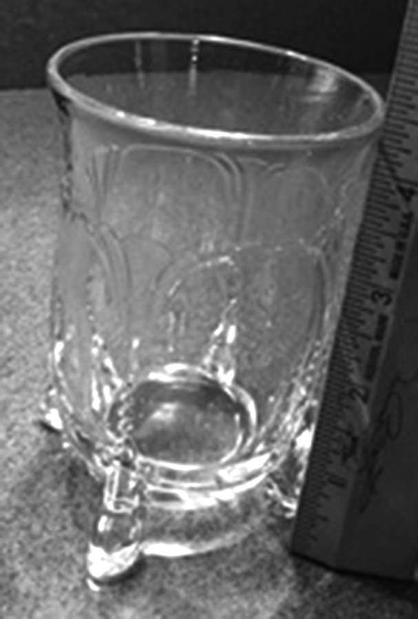 Empress Clear 8 Oz 3 Toed Dolphin Tumbler by Heisey-1
