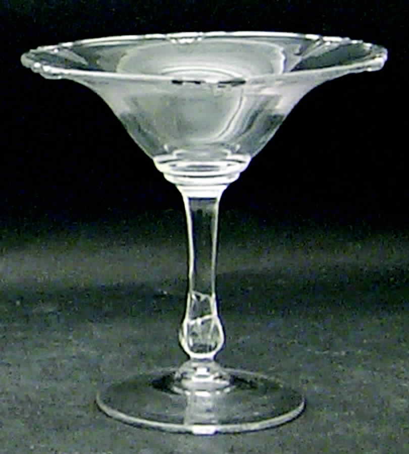 Empress Clear Round Compote (Height X Width) by Heisey-1