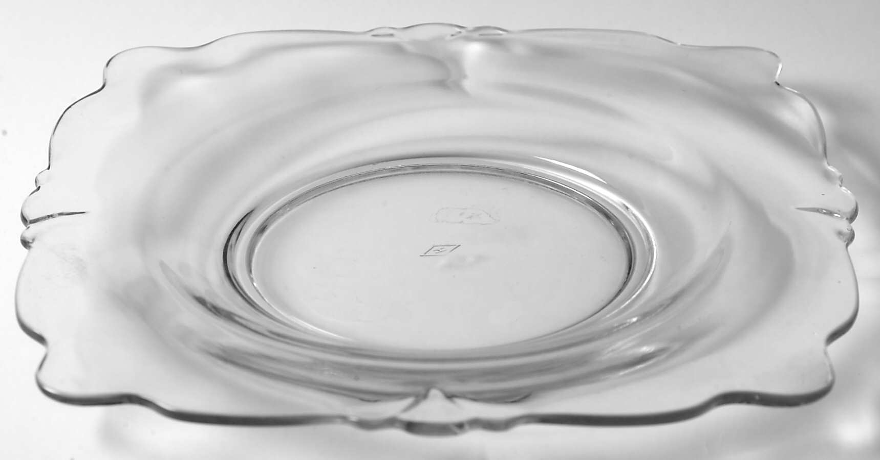 Empress Clear 7" Square Salad Plate by Heisey-1
