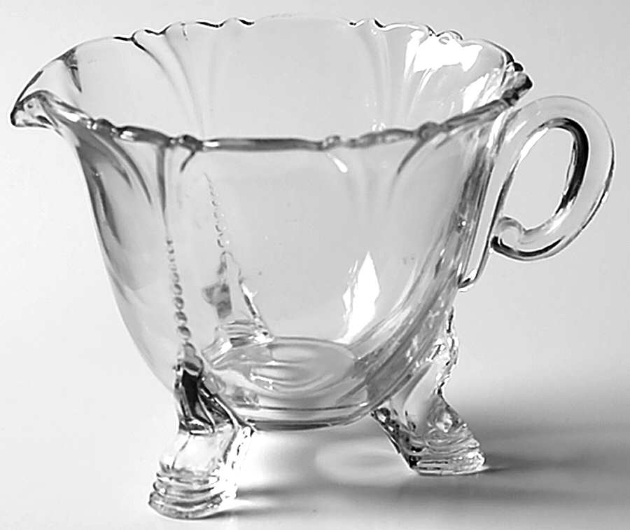 Empress Clear Creamer by Heisey-1