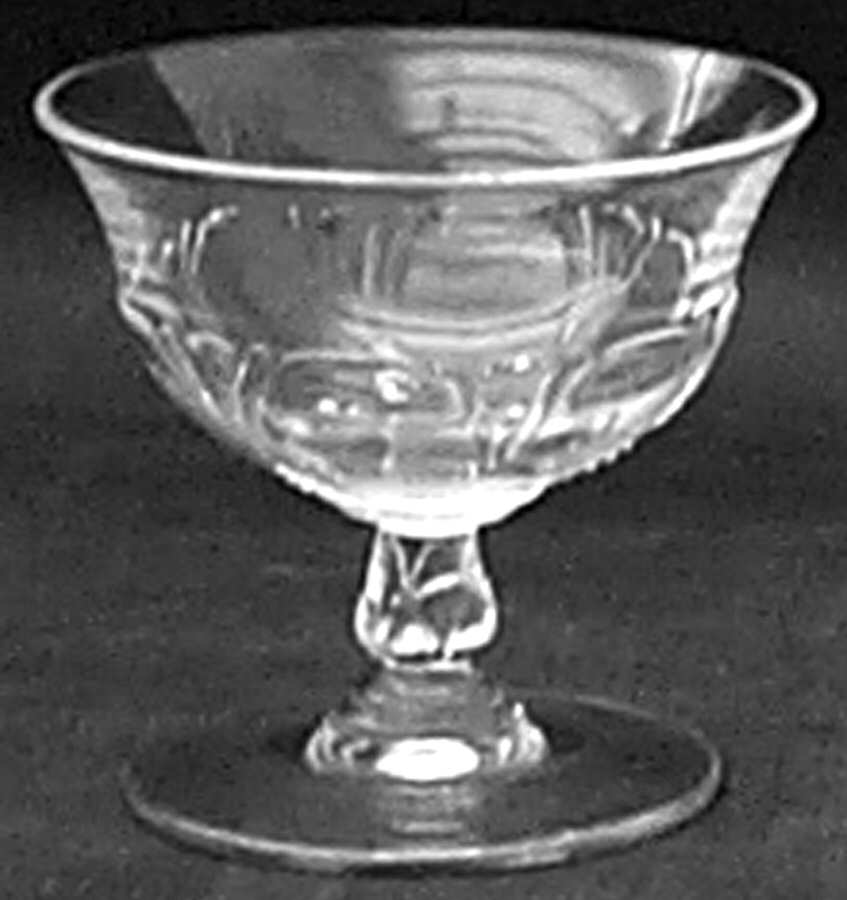 Empress Clear Low Sherbet by Heisey-1