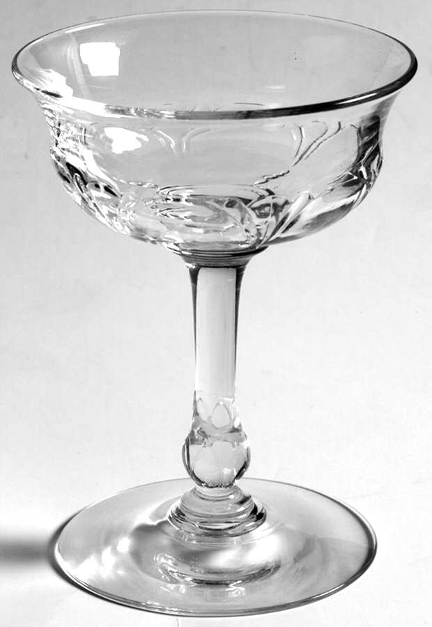 Empress Clear Champagne/Tall Sherbet by Heisey-1
