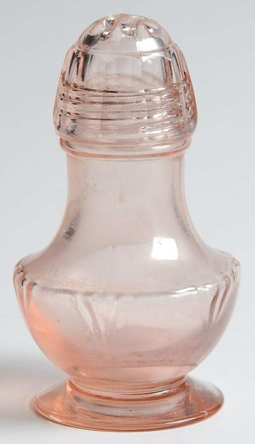 Empress Flamingo Shaker with Metal Lid by Heisey-1