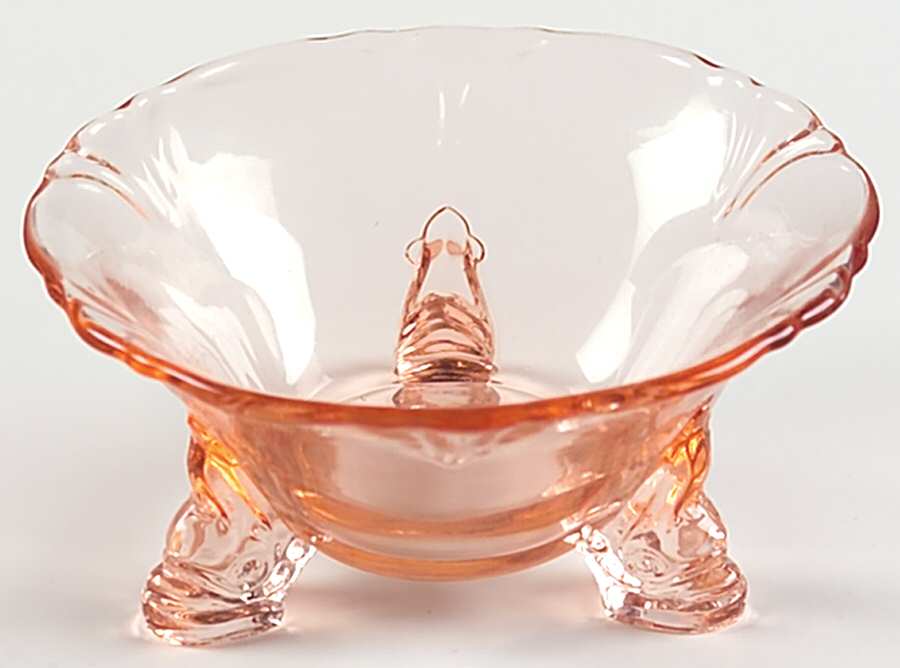 Empress Flamingo Nut Dish by Heisey-1