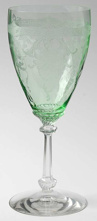 Empress Moongleam Water Goblet by Heisey-1