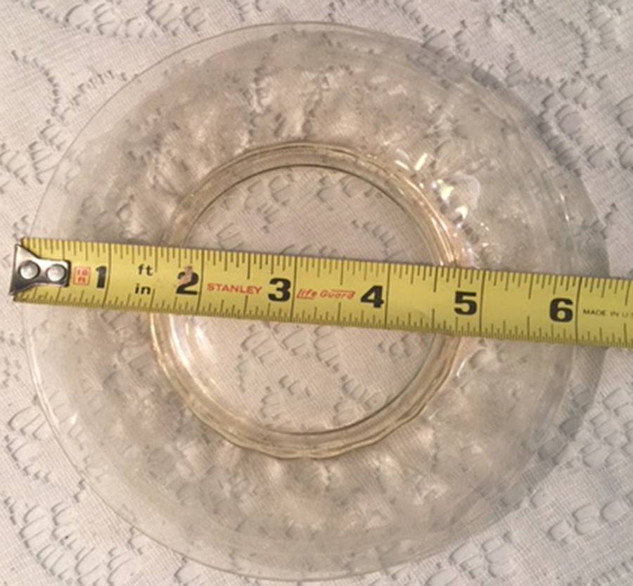 Empress Sahara (Yellow)(Stem 3380) Bread & Butter Plate by Heisey-1