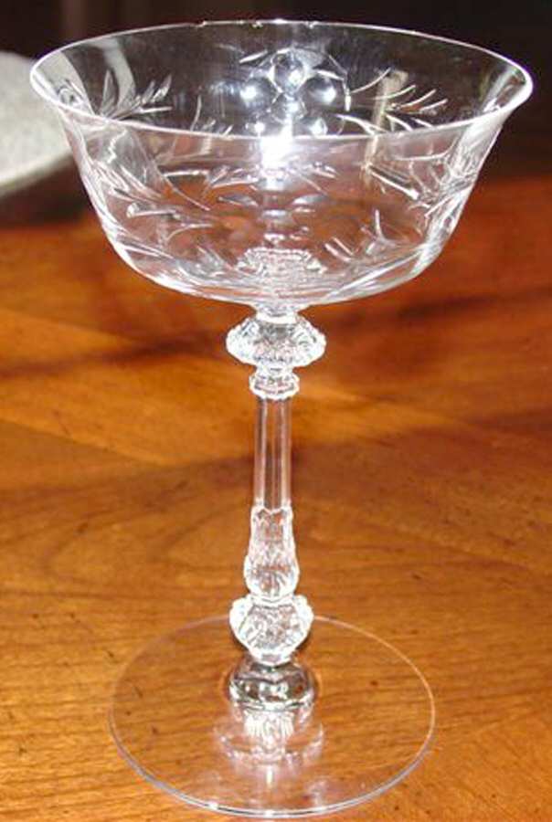 Enchantress (5022, Cut 947) Champagne/Tall Sherbet by Heisey-1