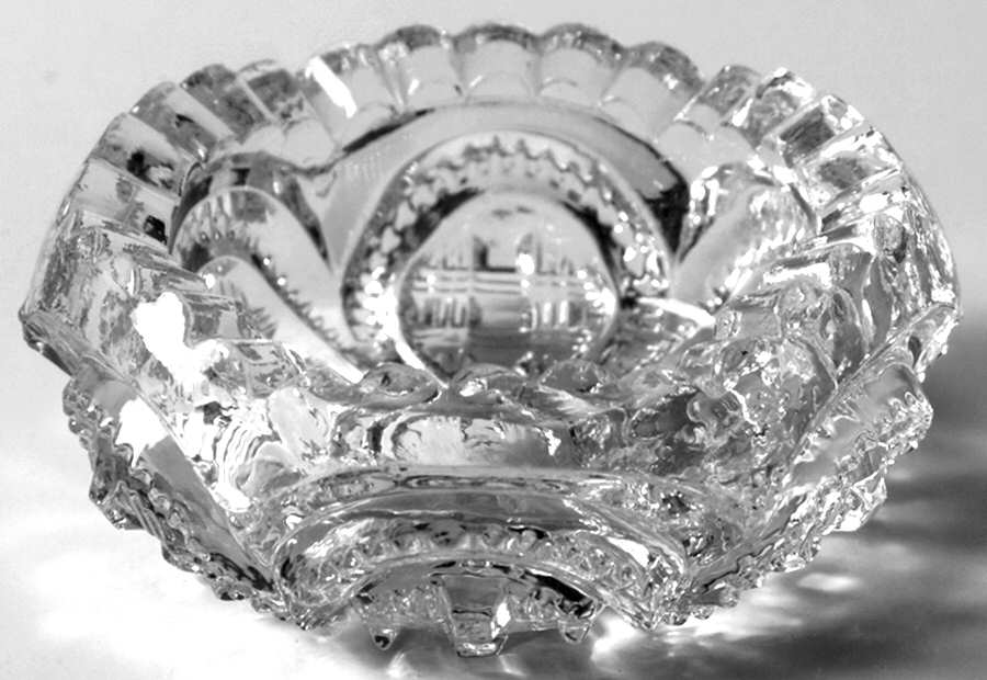Fancy Loop Clear Individual Salt Dip by Heisey-1