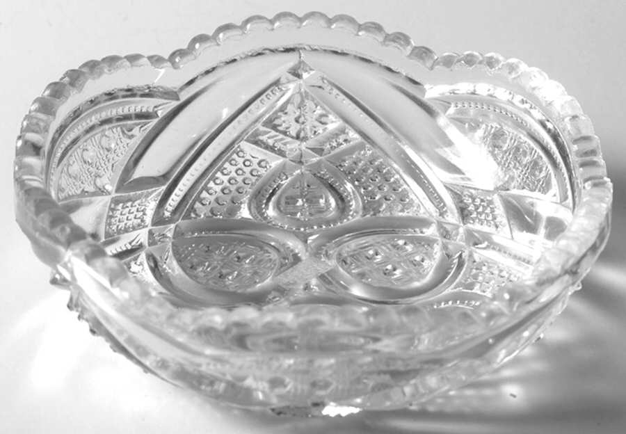 Fancy Loop Clear 4" Nappy by Heisey-1