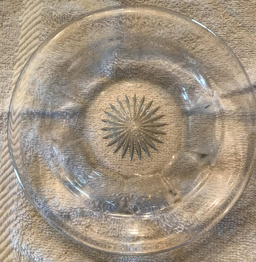 Flat Panel Clear Small Fruit Dessert Bowl by Heisey-1