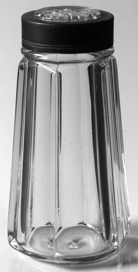 Flat Panel Clear Sugar Shaker & Lid by Heisey-1