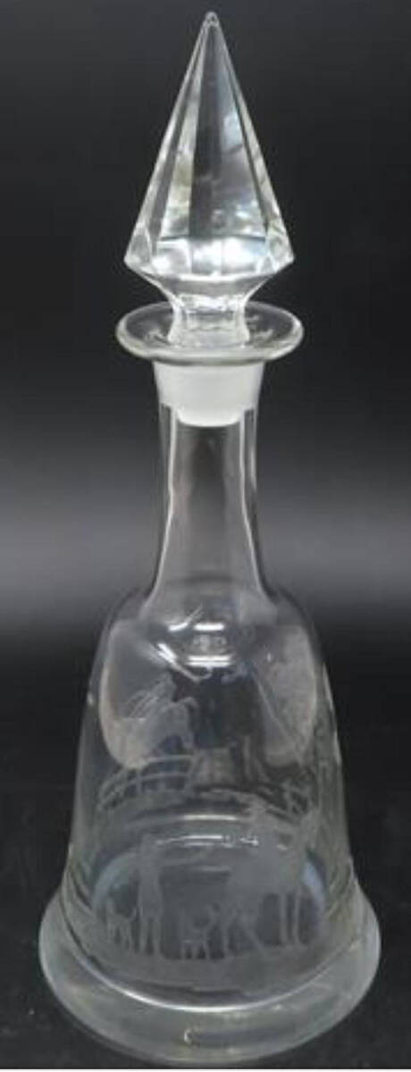 Foxchase Decanter & Stopper by Heisey-1