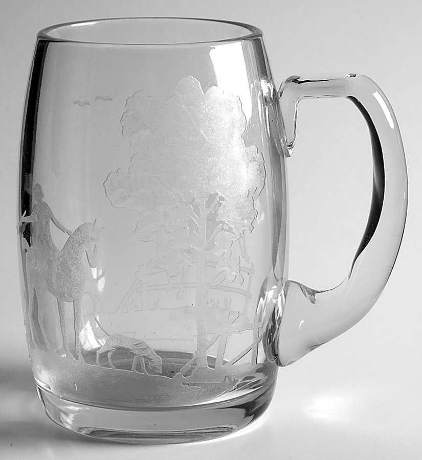 Foxchase 16 Oz Beer Mug by Heisey-1
