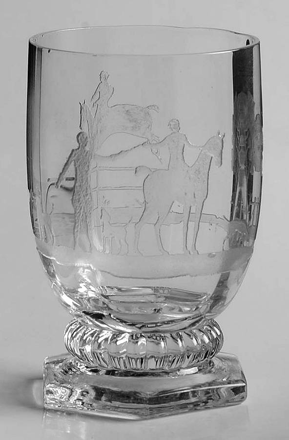 Foxchase Wine Glass by Heisey-1