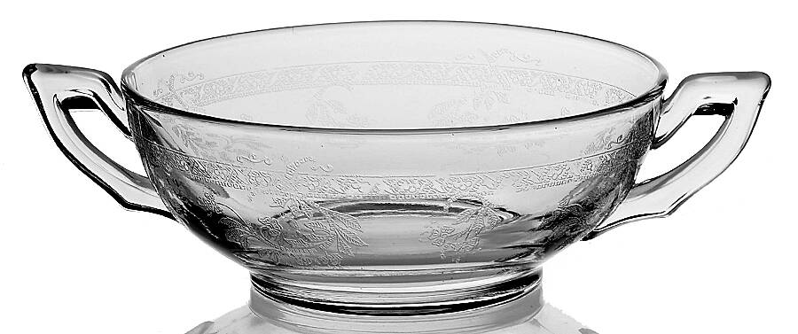 Frontenac Clear Cream Soup Bowl Only by Heisey-1