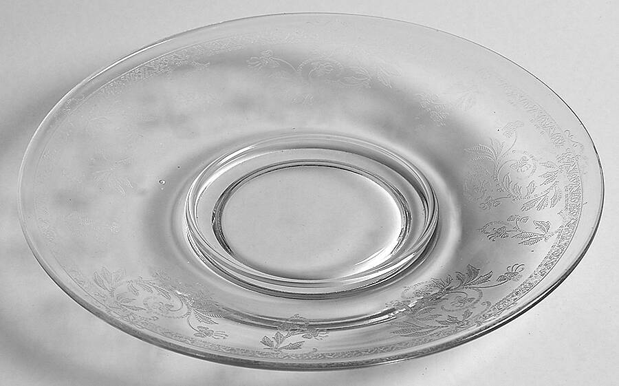 Frontenac Clear Cream Soup Saucer Only by Heisey-1