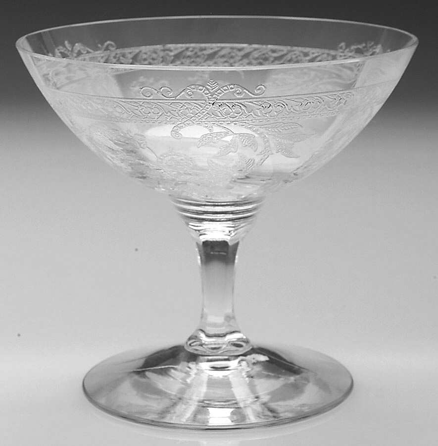 Frontenac Clear Low Sherbet by Heisey-1