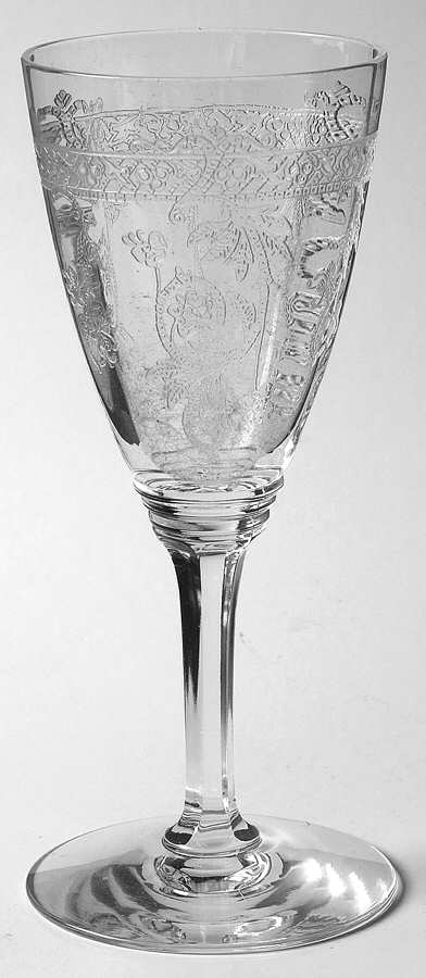 Frontenac Clear Wine Glass by Heisey-1