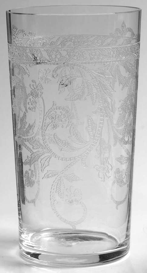 Frontenac Clear 12 Oz Flat Tumbler by Heisey-1