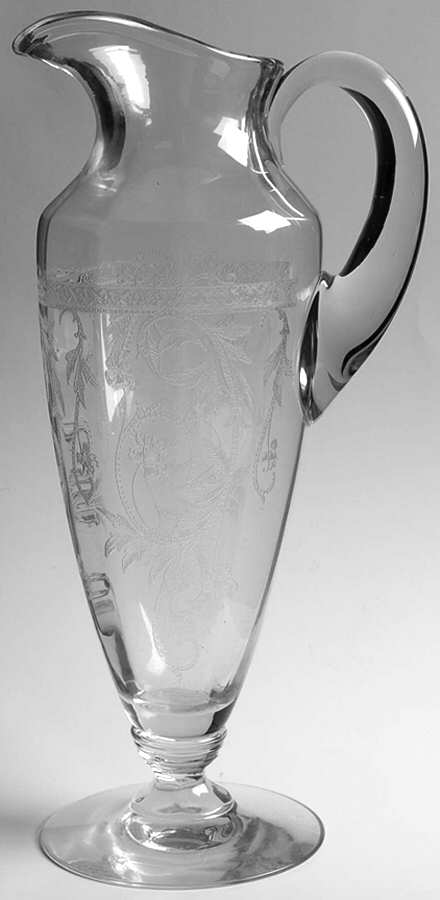 Frontenac Clear 40 Oz Pitcher by Heisey-1