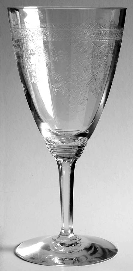 Frontenac Clear Water Goblet by Heisey-1