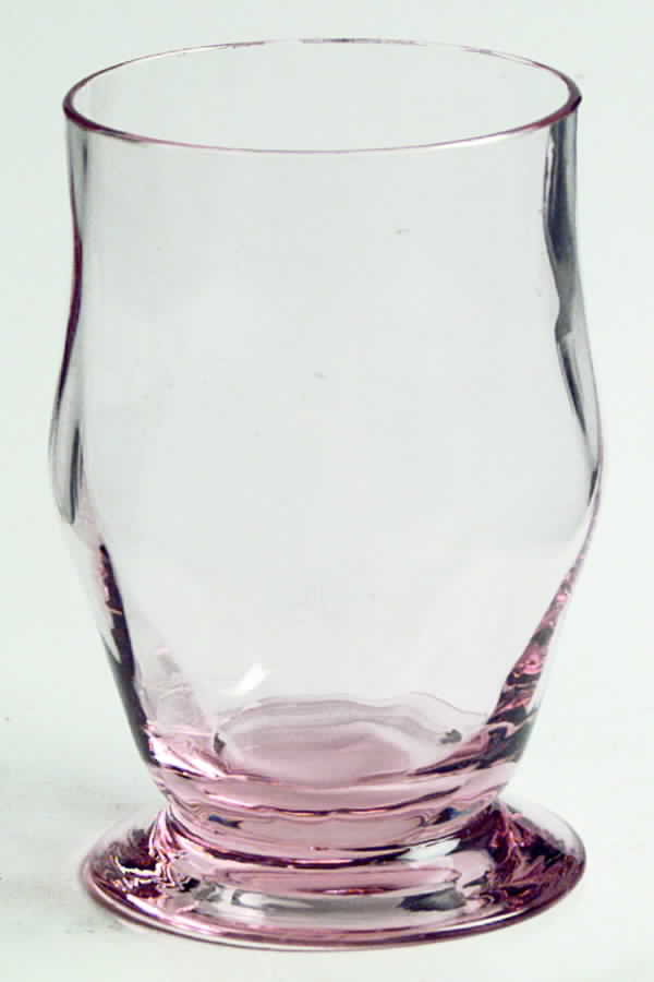 Glenford Flamingo Pink Oyster or Fruit Cocktail by Heisey-1