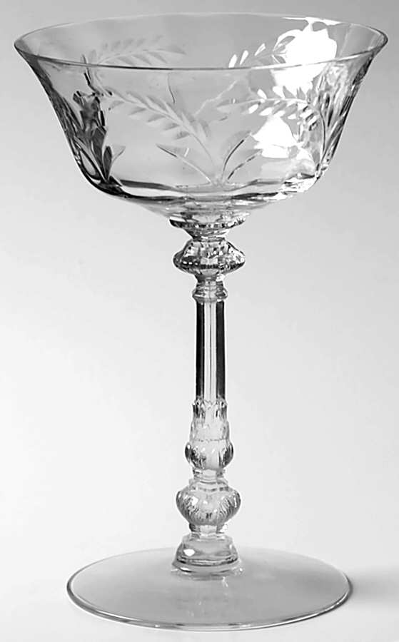 Harvester Champagne/Tall Sherbet by Heisey-1