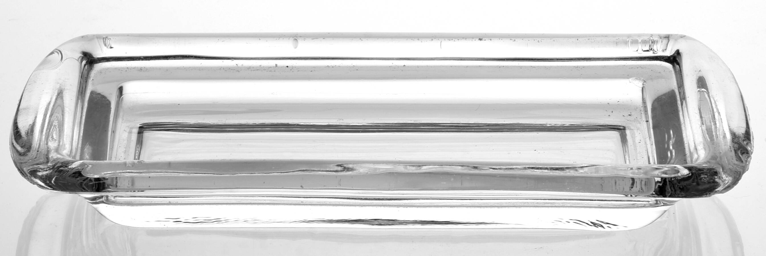 Heisey Rose 1/4 Pound Butter Dish, No Lid by Heisey-1