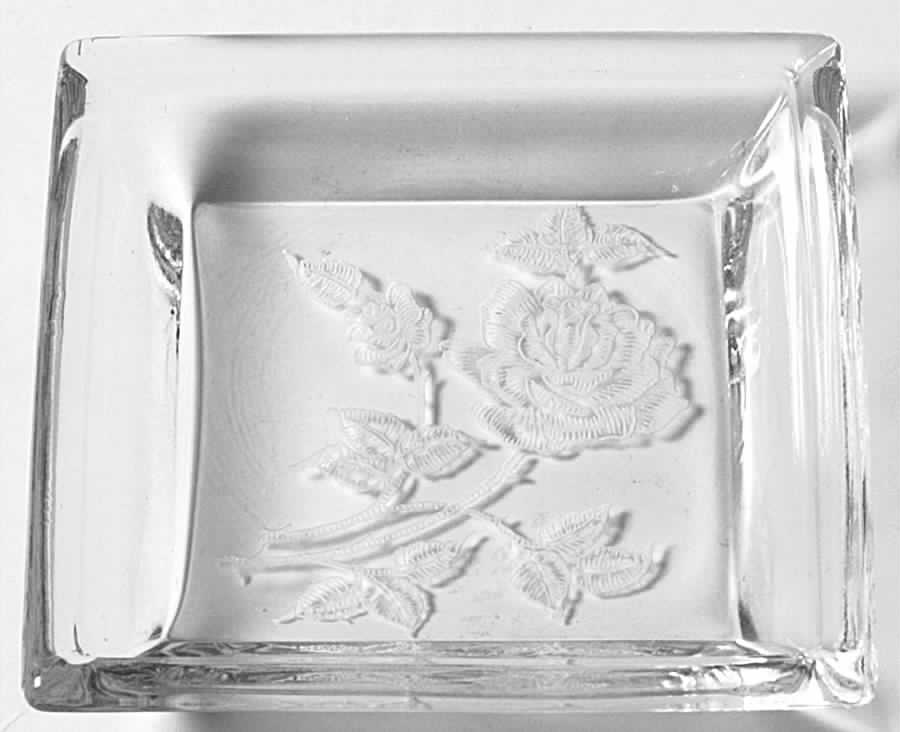 Heisey Rose Ashtray by Heisey-1