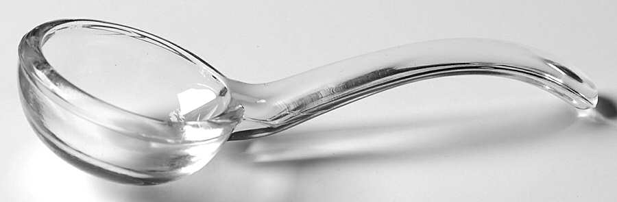 Heisey Rose Mayonnaise Ladle by Heisey-1